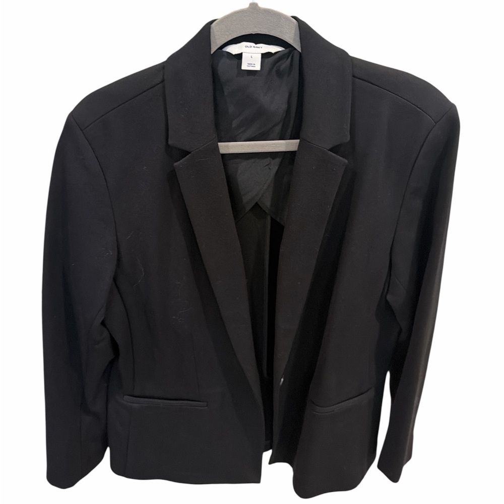 Old Navy Black Women's Tailored Blazer Jacket